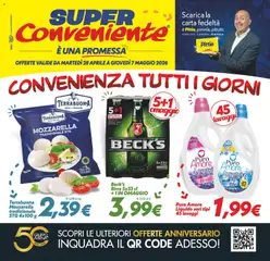 Anteprima del volantino SuperConveniente volantino Messina, Siracusa, Palermo valido a partire dal 28.04.2026