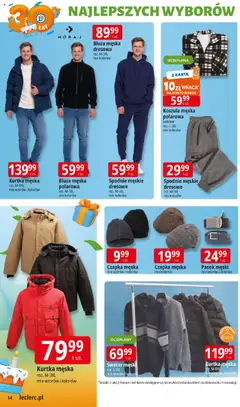 Pogląd oferty "E.Leclerc Gazetka" - ważna od 14.10.2025 | Strona: 14 | Produkty: Koszula, Karta, Spodnie, Czapka