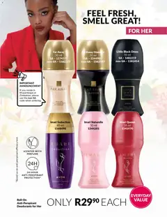 Avon specials catalogue – valid from 01.12.2025 | Page: 99 | Products: Dress, Perfume, Antiperspirant