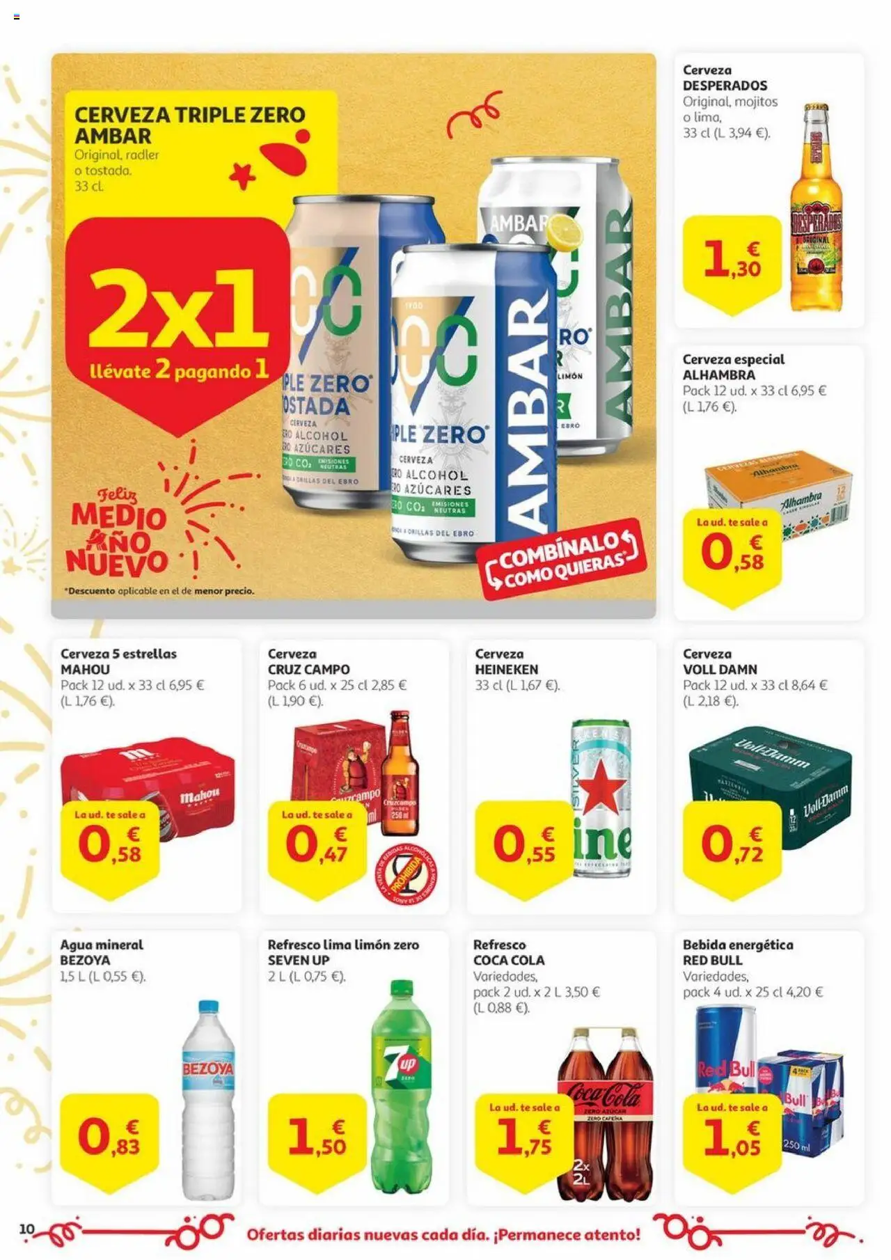 Alcampo -  Canarias │ válido desde el 17.06.2025 | Página: 10 | Productos: Lima, Παρμεζάνα, Agua mineral, Σπανάκι