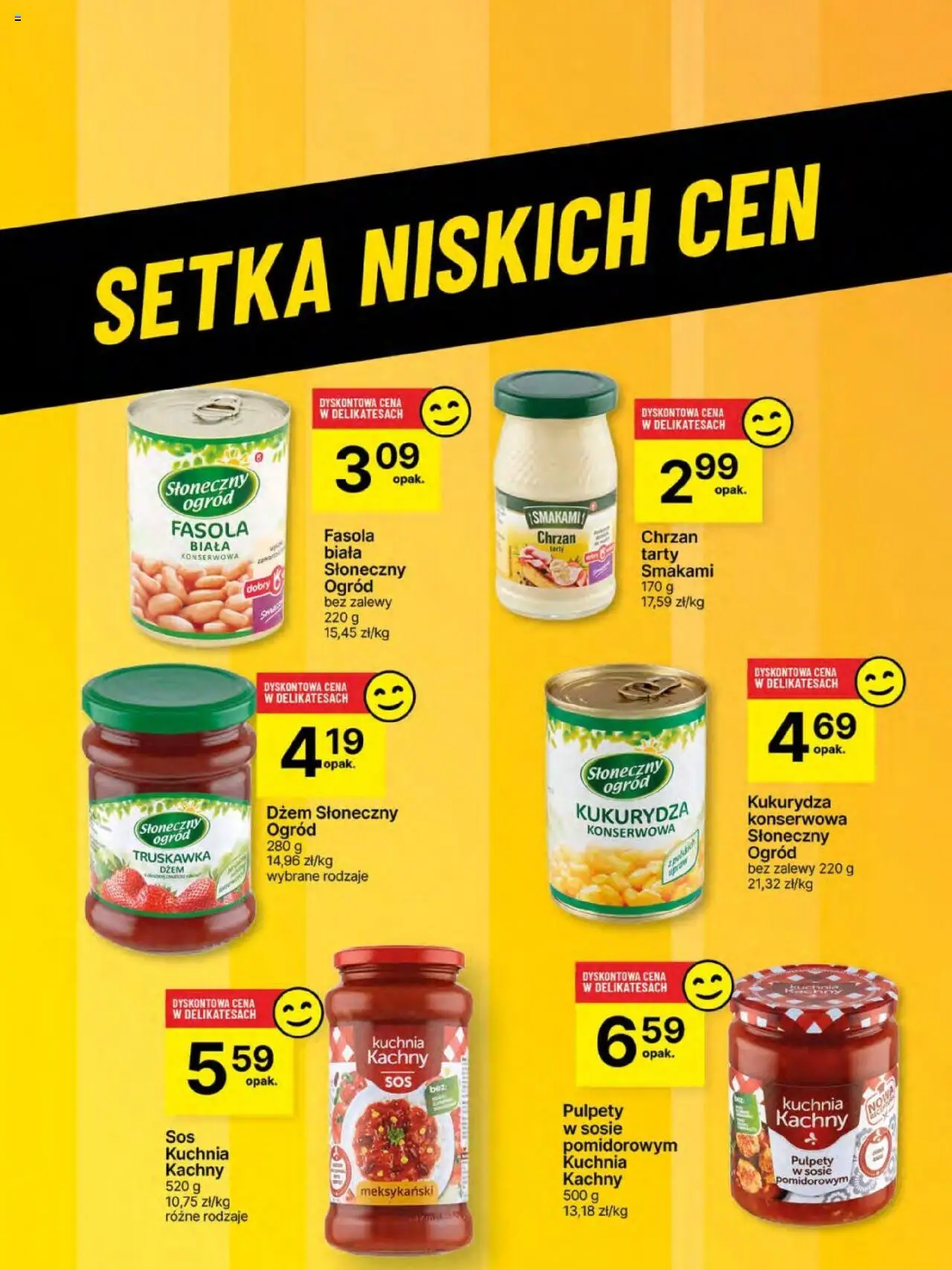 Delikatesy Centrum Gazetka - Sklepy Własne od 26.06.2025 | Strona: 58 | Produkty: Fasola biała, Kukurydza, Chrzan, Dżem