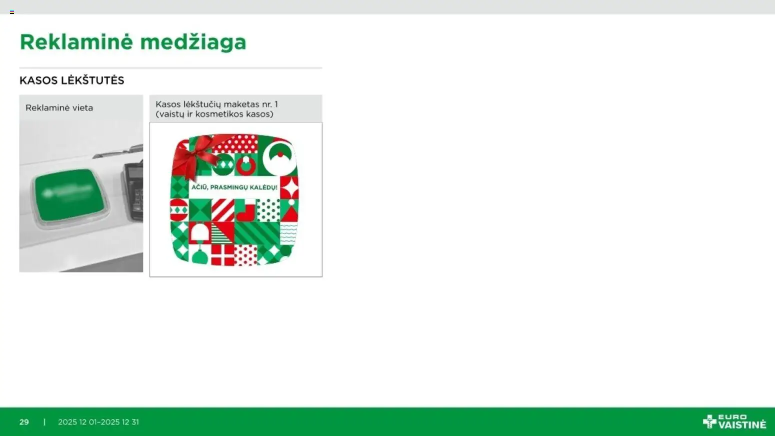 EUROVAISTINĖ akcijos nuo 01.12.2025 | Puslapis: 29