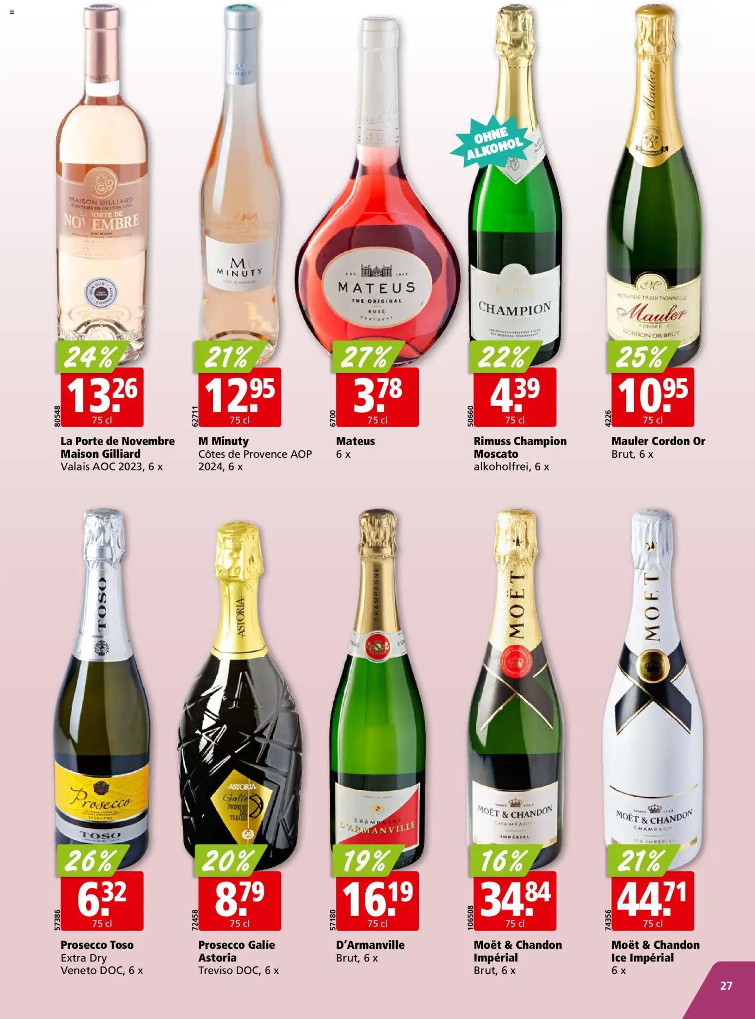 Aligro aktionen Chavannes, Matran, Genf, Sitten – gültig ab 23.03.2026 | Seite: 27