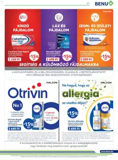 BENU Gyógyszertárak akciós újság - amely érvényes a következő dátumtól: 01.04.2026 | Oldal: 21
