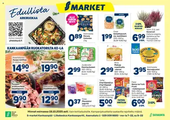 S-market-mainoslehti voimassa 15.10.2025 alkaen