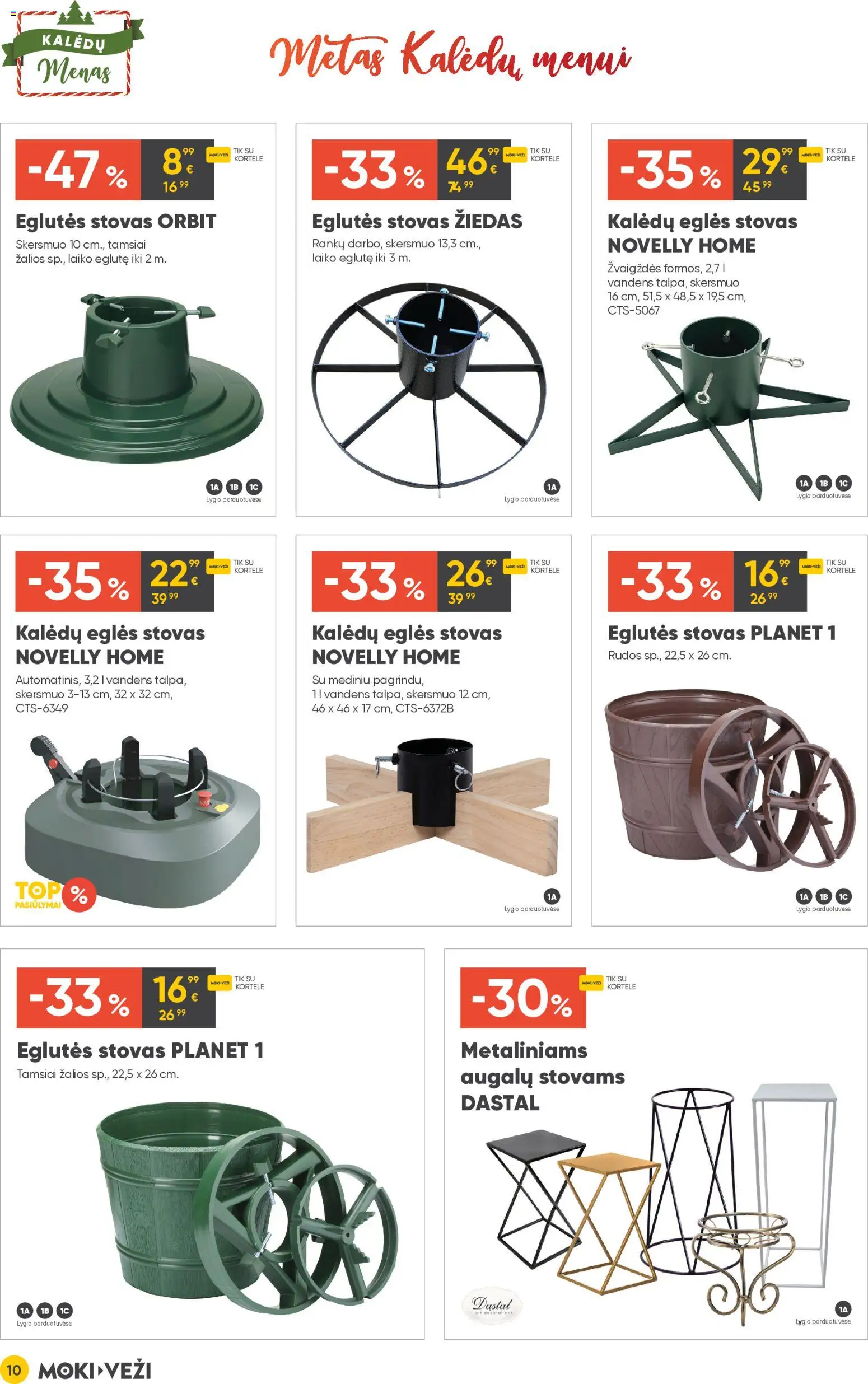 MOKI VEŽI akcijos nuo 11.12.2025 | Puslapis: 10 | Prekių: Stovas