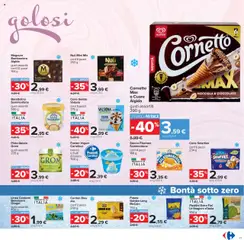 Volantino Carrefour del 05.09.2025 | Pagina: 17 | Prodotti: Yogurt, Cioccolato, Cornetto, Gelato