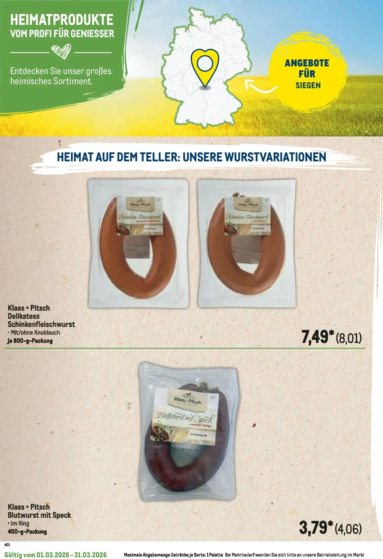 Metro Regionaler Flyer – gültig ab 01.03.2026 | Seite: 8 | Produkte: Knoblauch