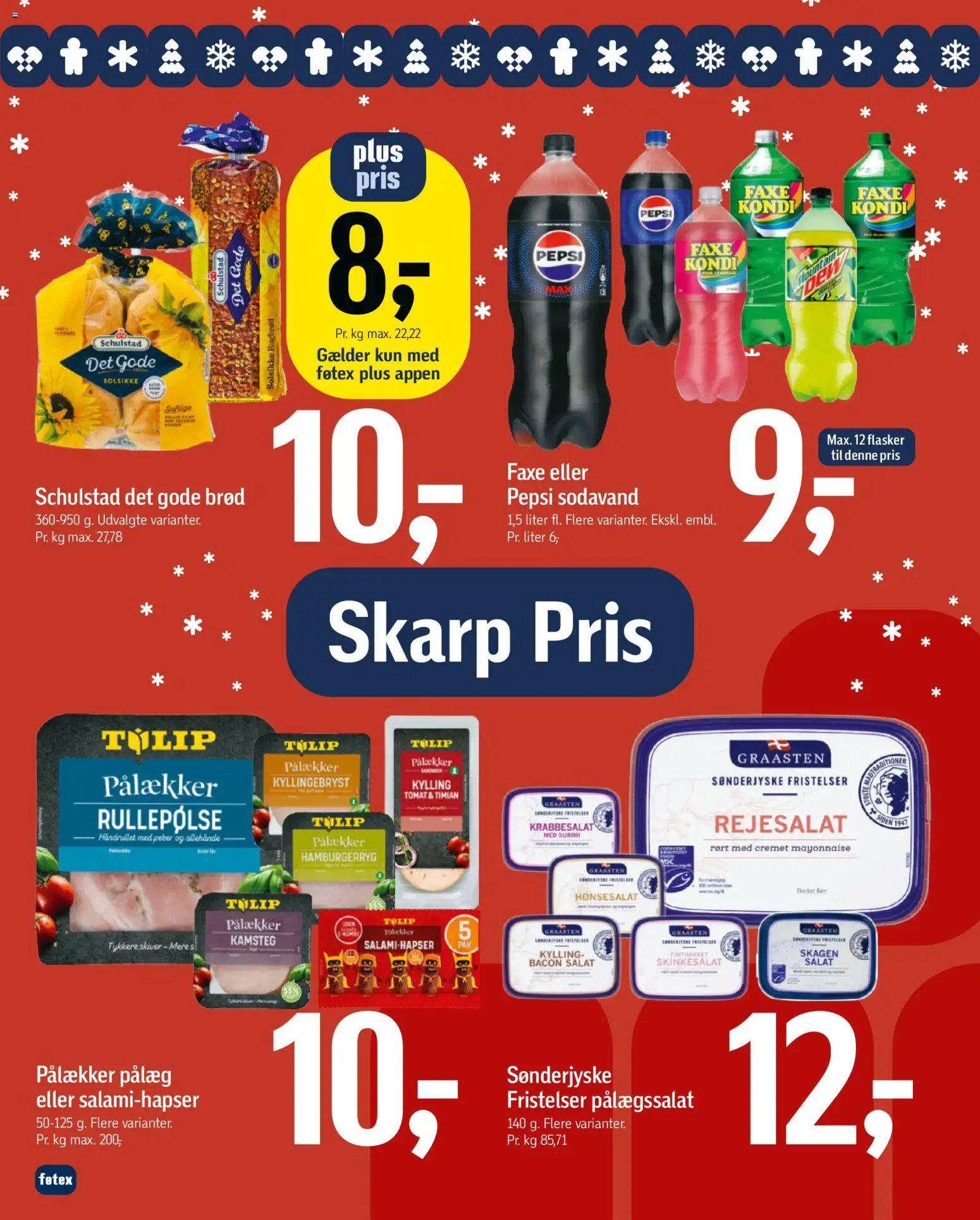 Føtex tilbudsavis – gyldig fra 19.12.2025 | Side: 2 | Produkter: Peber, Skinkesalat, Timian, Pepsi