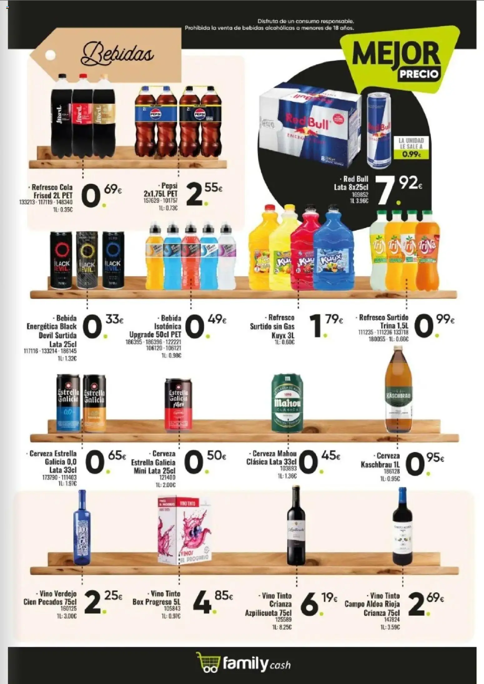 Family Cash folleto │ válido desde el 12.01.2026 | Página: 13 | Productos: Vino, Cerveza