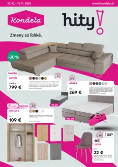 Kondela leták platný od 15.10.2025