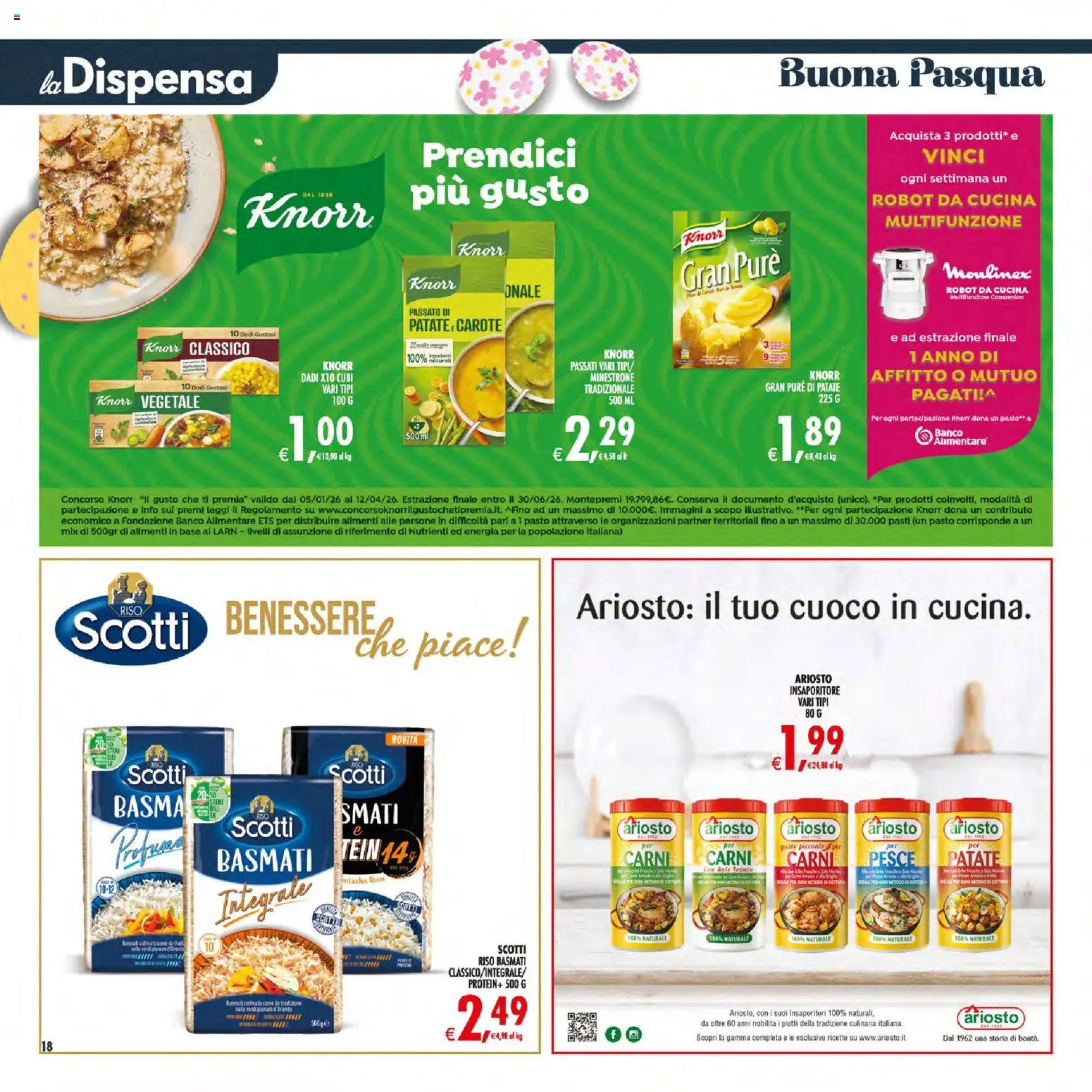 Volantino Decò del 27.03.2026 | Pagina: 18 | Prodotti: Minestrone, Riso Basmati, Riso, Robot