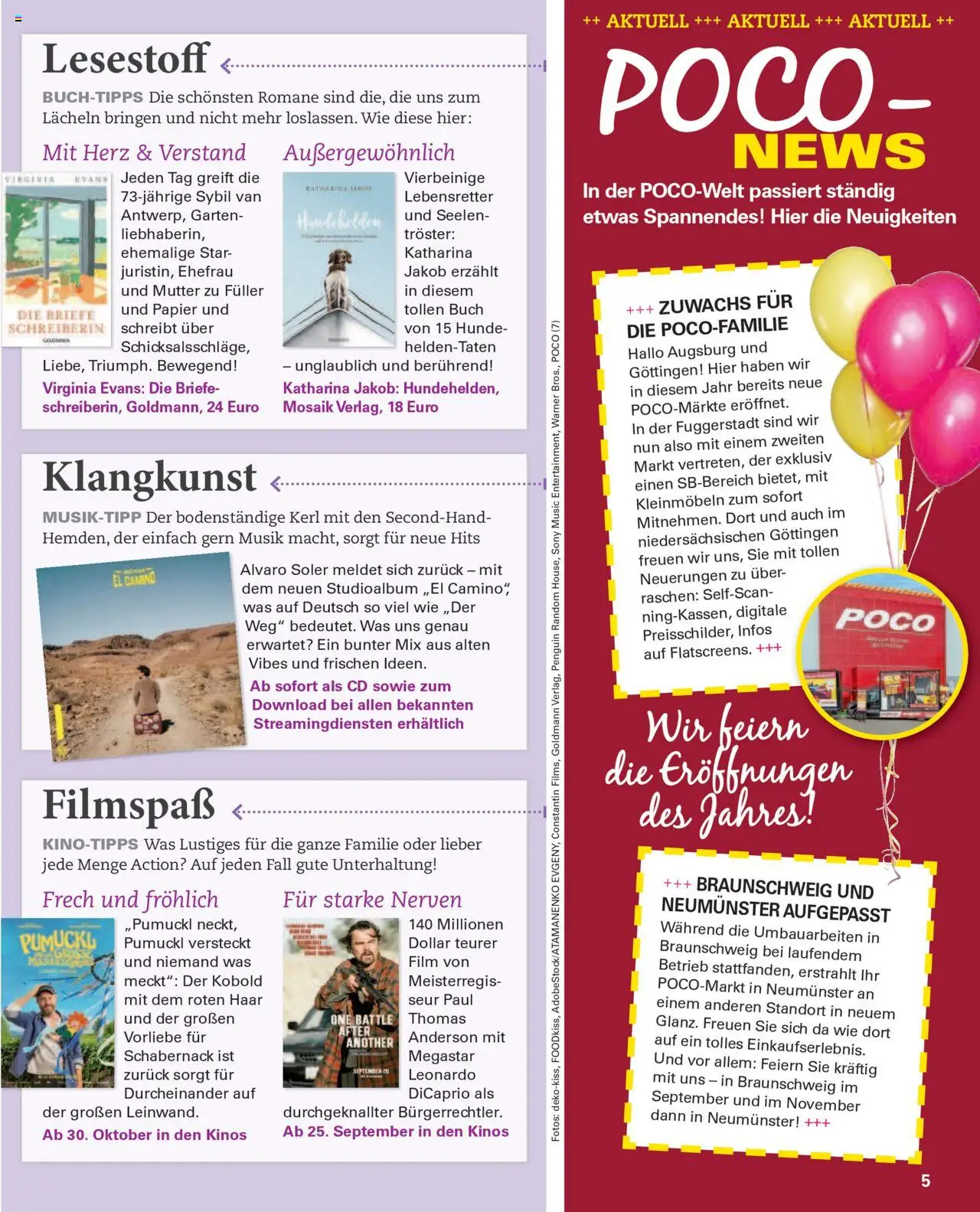 Poco Wohnwelt Herbst 2025 – gültig ab 01.09.2025 | Seite: 5 | Produkte: Sony