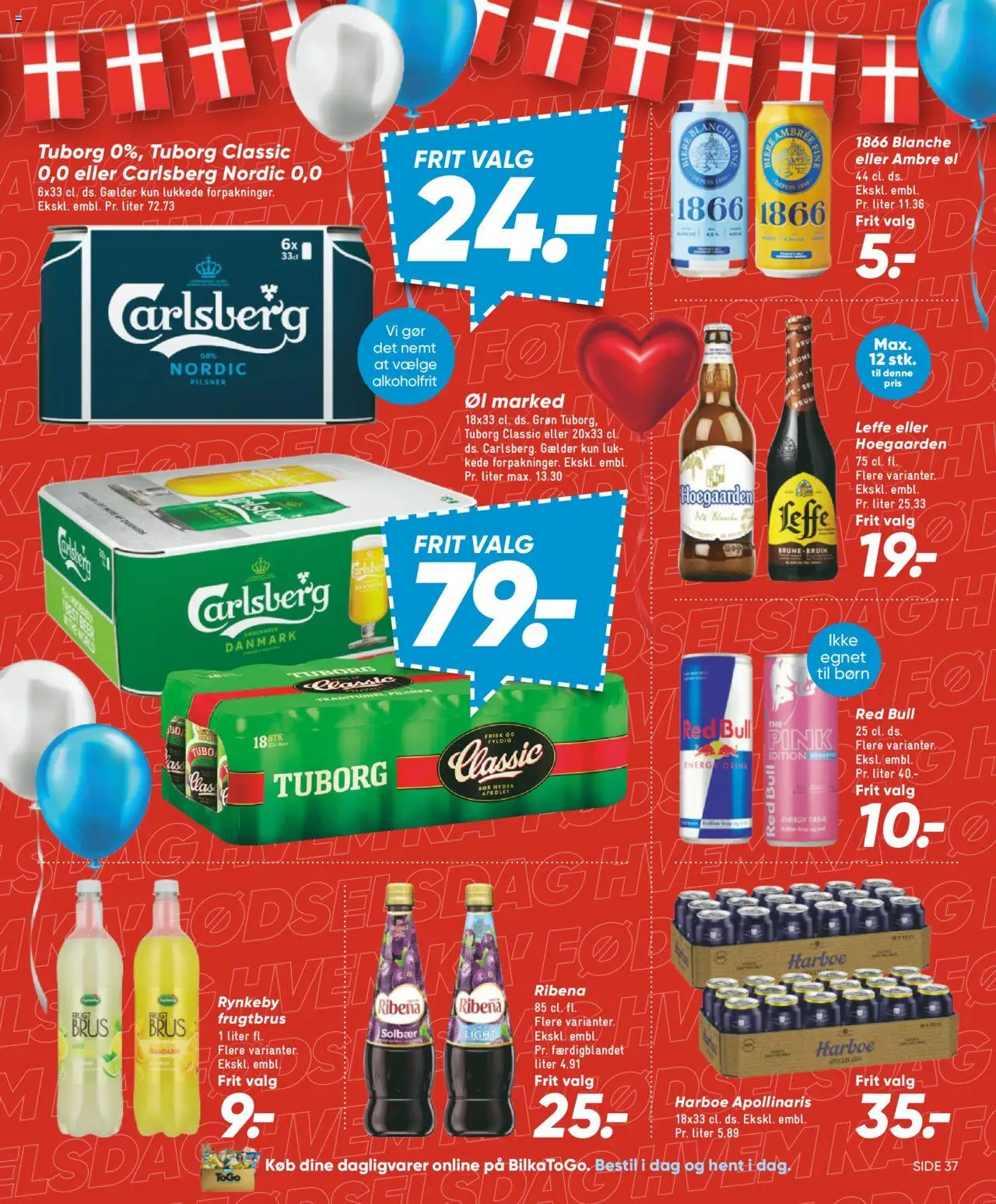 Bilka Tilbudsavis gyldig fra 01.08.2025 | Side: 40 | Produkter: Øl, Solbær