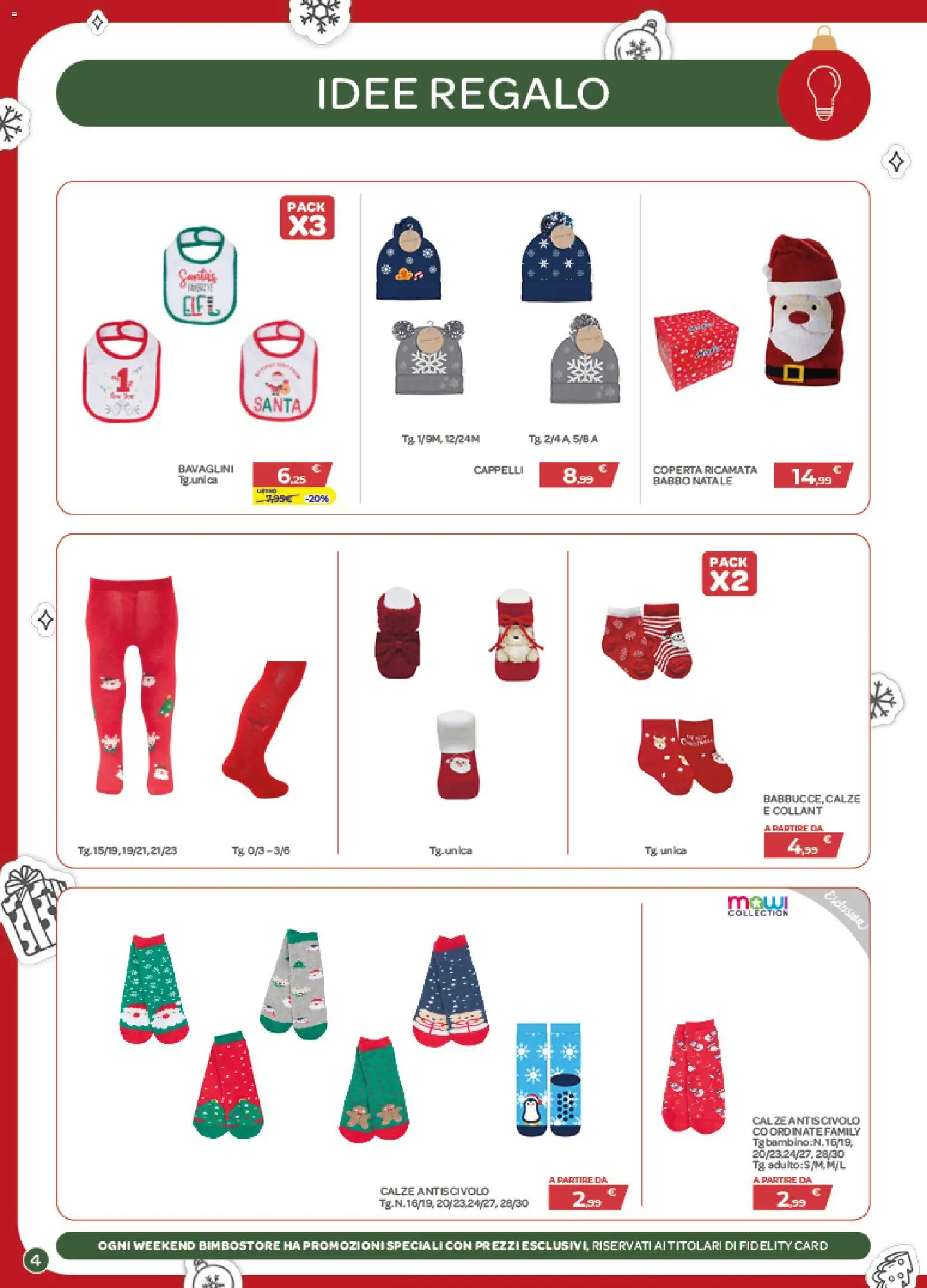 Volantino Bimbo store del 04.12.2025 | Pagina: 4 | Prodotti: Collant, Coperta
