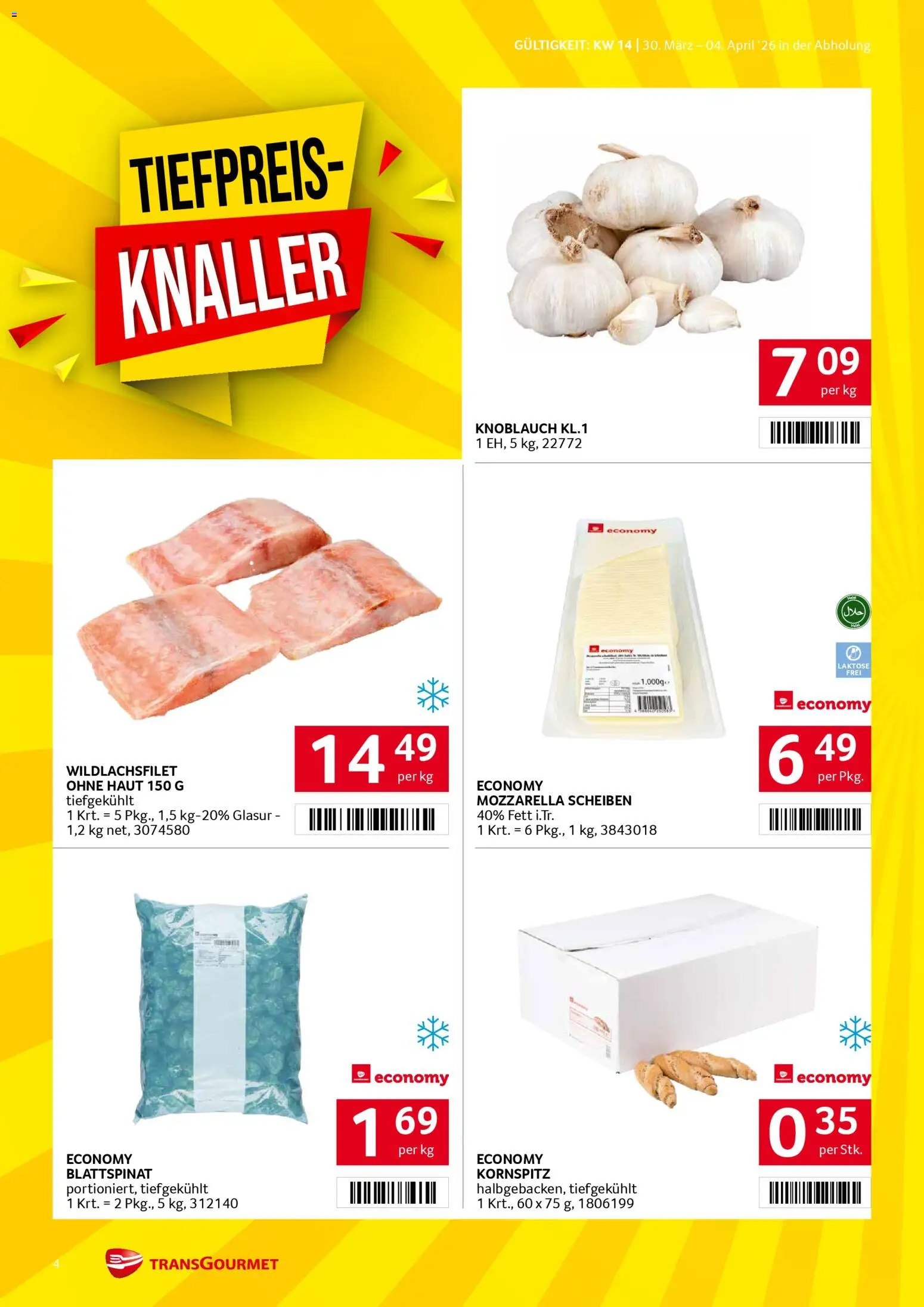 Die besten Angebote | Transgourmet Flugblatt ab 30.03.2026 | - Jetzt stöbern! | Austria