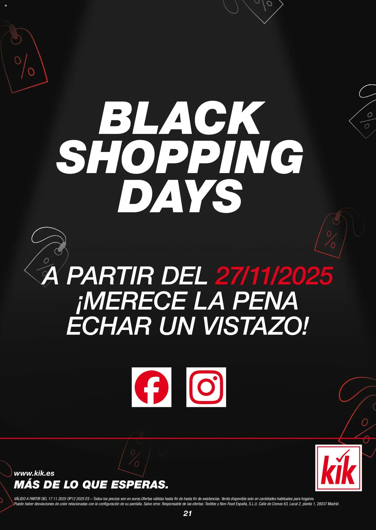 KIK Black Friday │ válido desde el 17.11.2025 | Página: 21