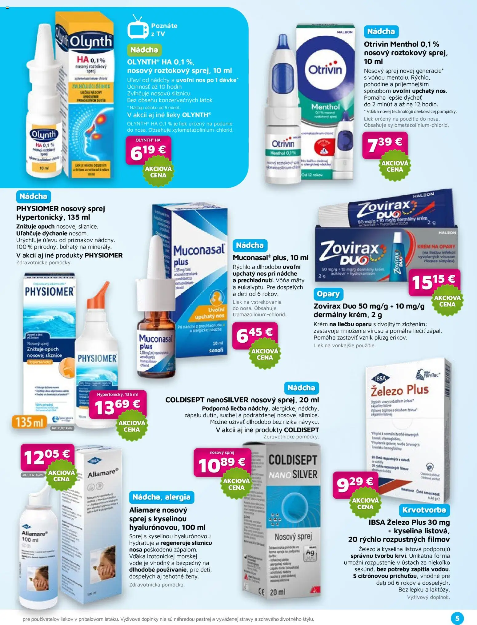 Nové Plus lekáreň akcie – leták je platný od 01.02.2026 | Strana: 5 | Produkty: Tv, Krém