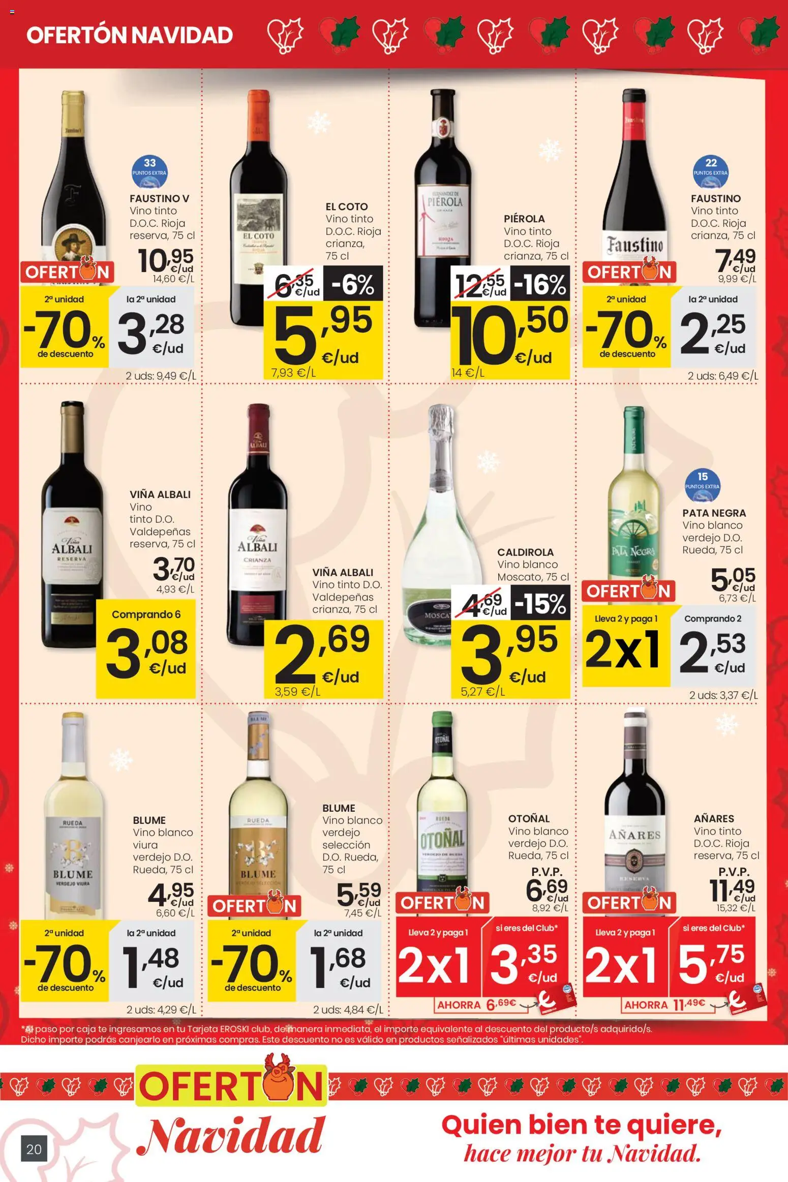 Eroski - Navidad │ válido desde el 18.12.2025 | Página: 20 | Productos: Vino, Té, Caja