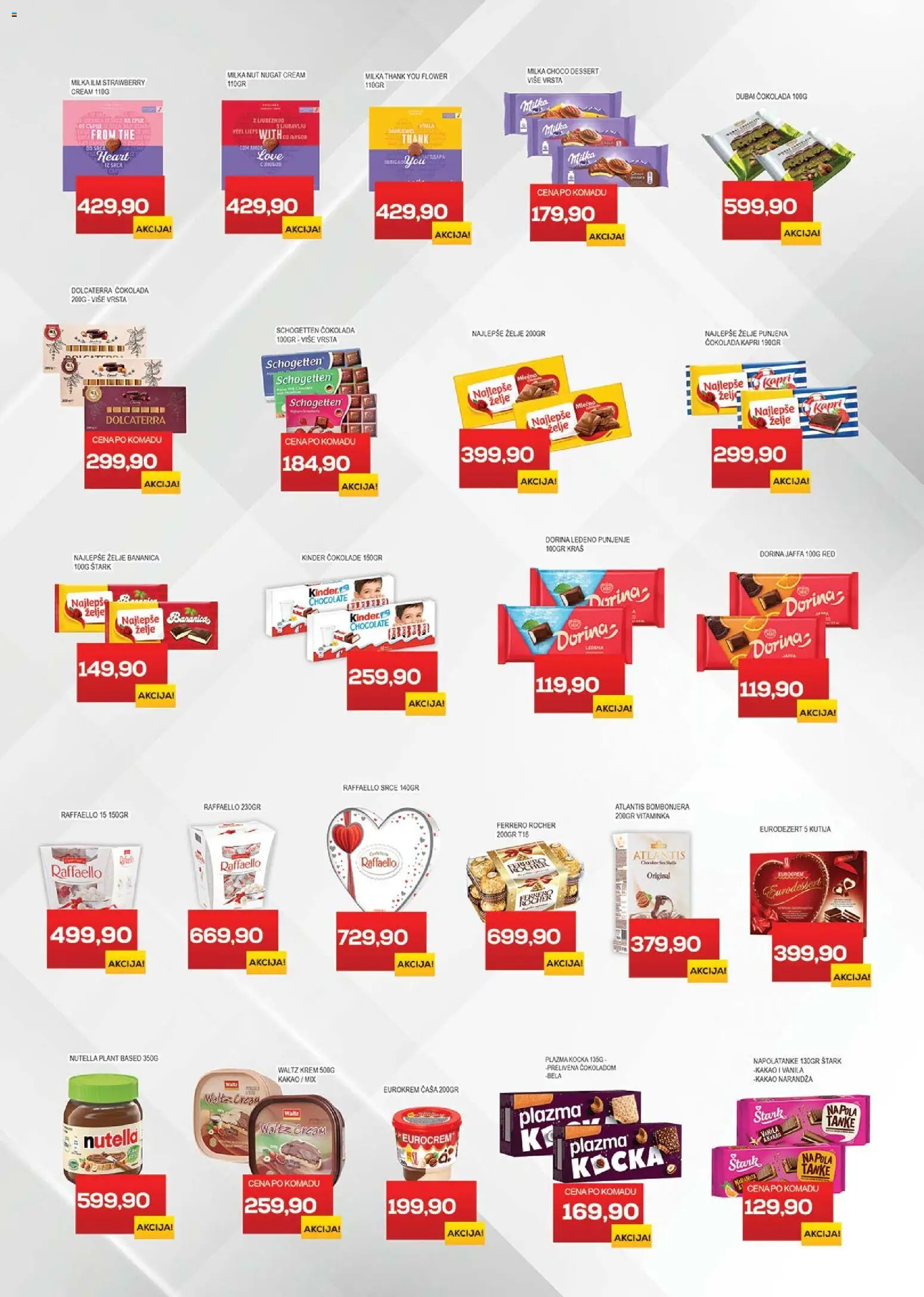 Medius katalog - važi od 24.02.2026 | Strana: 14 | Proizvode: Raffaello, Bombonjera, Kutija, Nutella