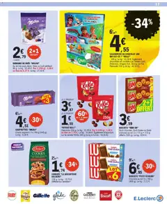 E.Leclerc - Prévisualisation de GAUFRETTES "MILKA", Choco supreme 3 x 180 g (540 g). valide à partir de 28.10.2025 | Page: 17