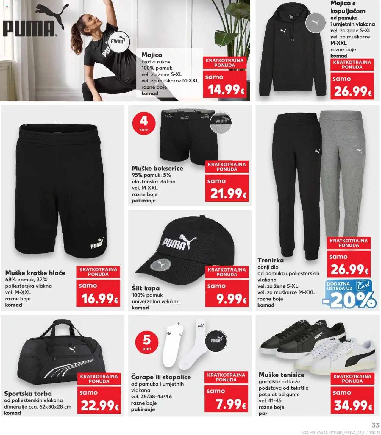 Kaufland katalog | vrijedi od 08.10.2025 | Stranica: 33 | Proizvodi: Majica, Čarape, Bokserice, Trenirka