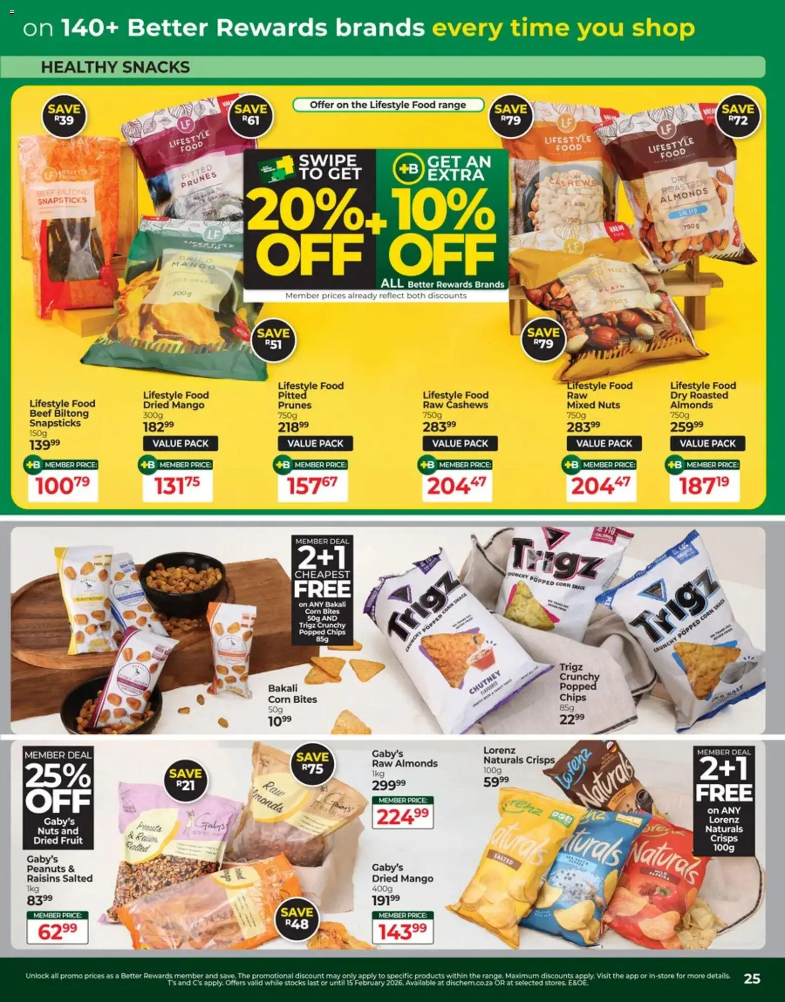 New Dis-Chem catalogue – valid from 13.01.2026 | Page: 25 | Products: Corn, Chutney, Raisins, Fruit