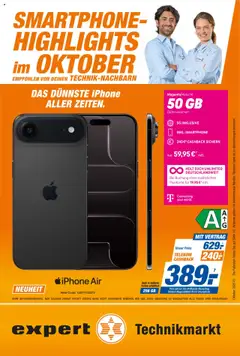 Expert Smarthphone Highlights im Oktober ab 01.10.2025 gültig