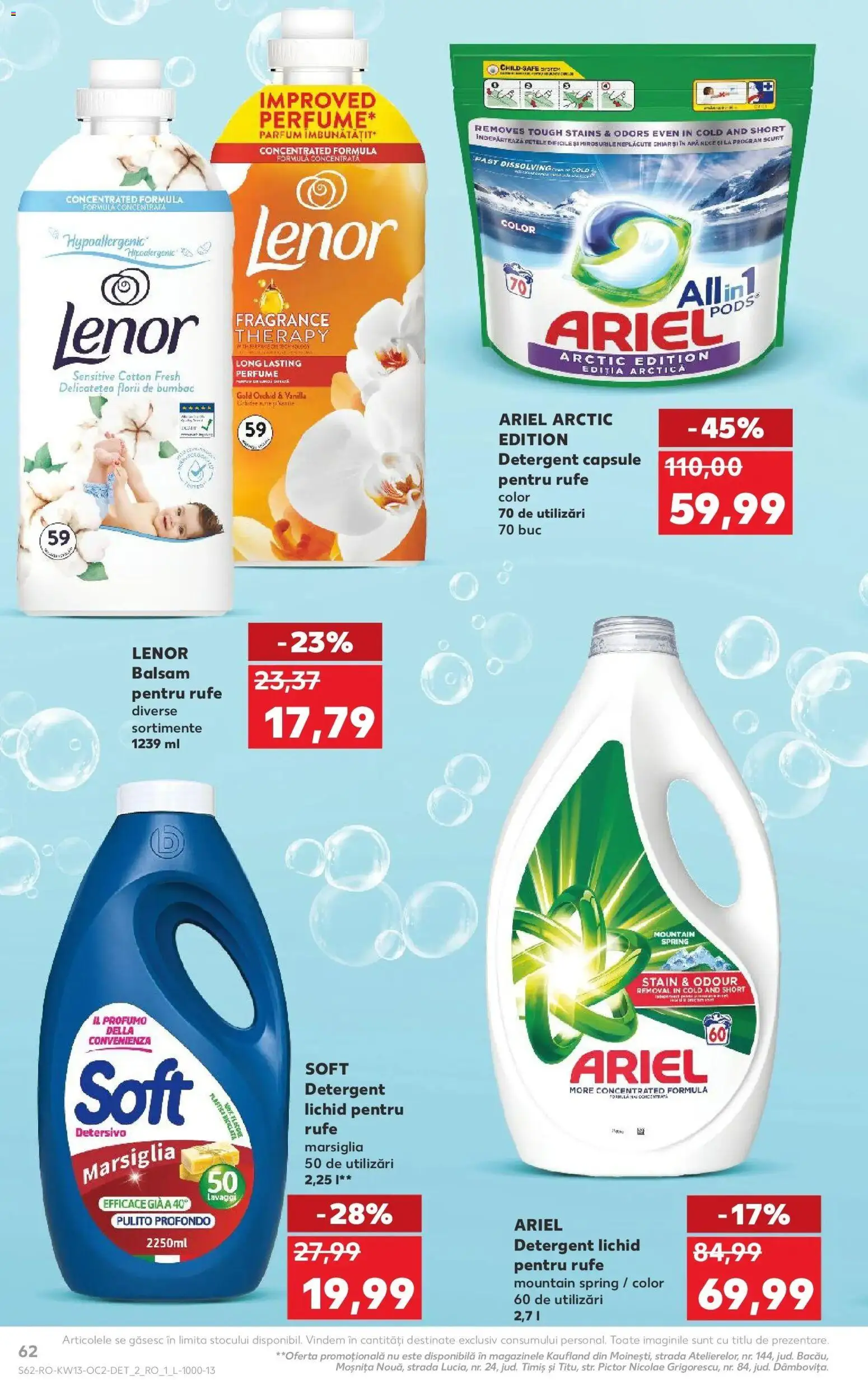 Noul catalog Kaufland – valabil de la 25.03.2026 | Pagină: 62 | Produse: Parfum, Balsam, Detergent