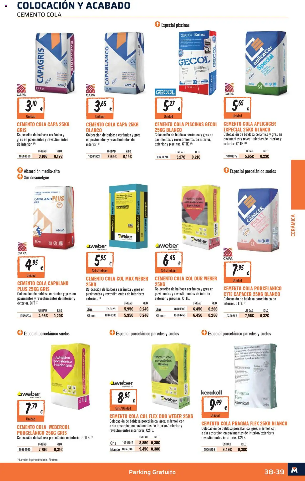 Obramat - Santander  │ válido desde el 10.10.2025 | Página: 39 | Productos: Σφουγγαρίστρα