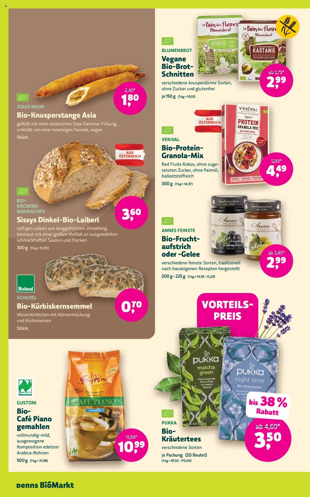 Denns BioMarkt Angebote gültig ab 13.08.2025 | Seite: 8 | Produkte: Flocken, Zucker, Bäckerei