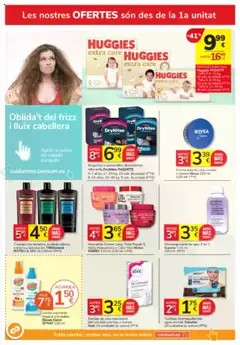 Consum folleto │ válido desde el 28.08.2025 | Página: 22 | Productos: Champú, Agua micelar, Desmaquillante de ojos, Crema