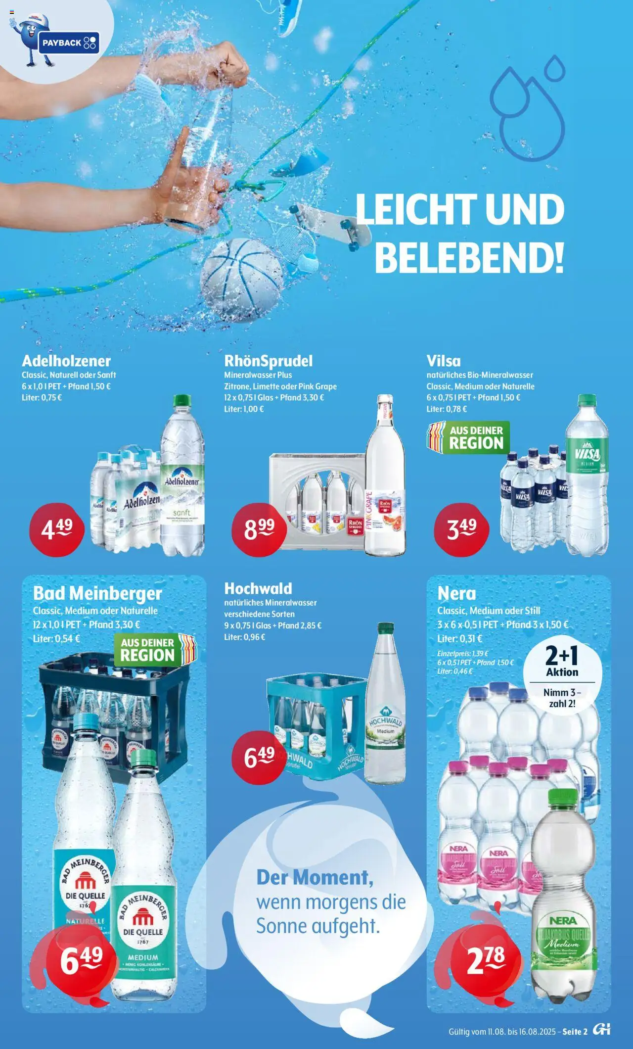 Getränke Hoffmann Prospekt - gültig ab dem 11.08.2025 | Seite: 2 | Produkte: Bad, Zitrone, Limette, Rhonsprudel