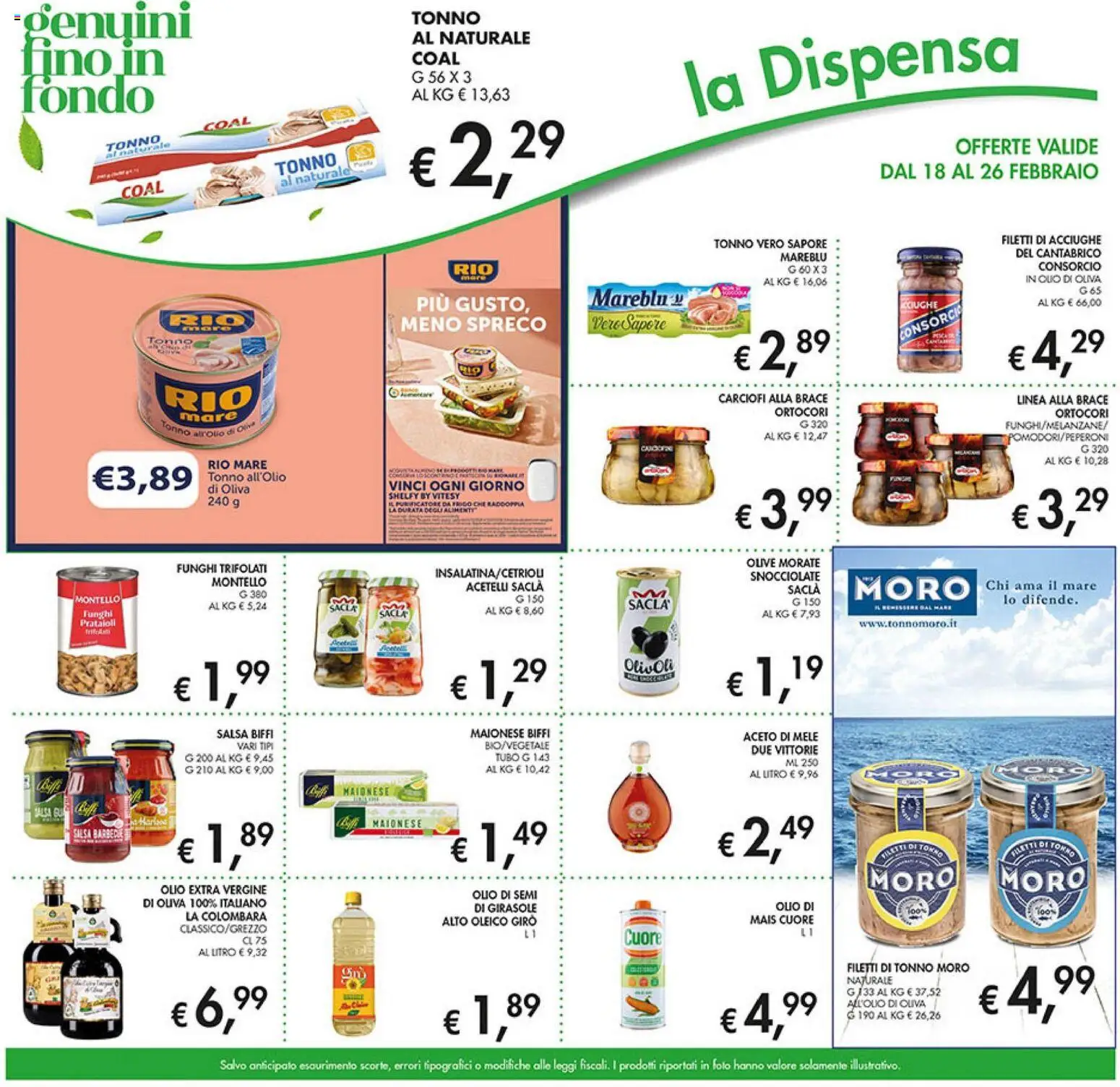 Volantino Coal del 18.02.2026 | Pagina: 21 | Prodotti: Mele, Salsa, Acciughe, Tonno