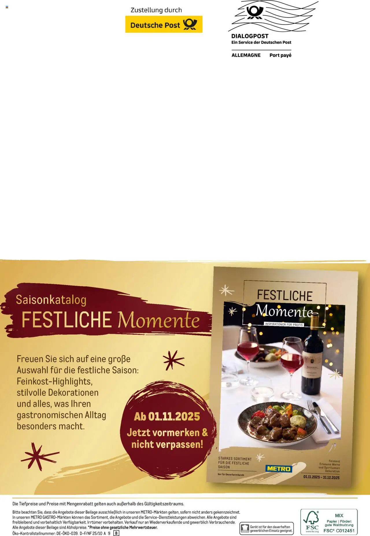 Metro Saisonkatalog "Perfekt ausgestattet" – gültig ab 01.10.2025 | Seite: 44