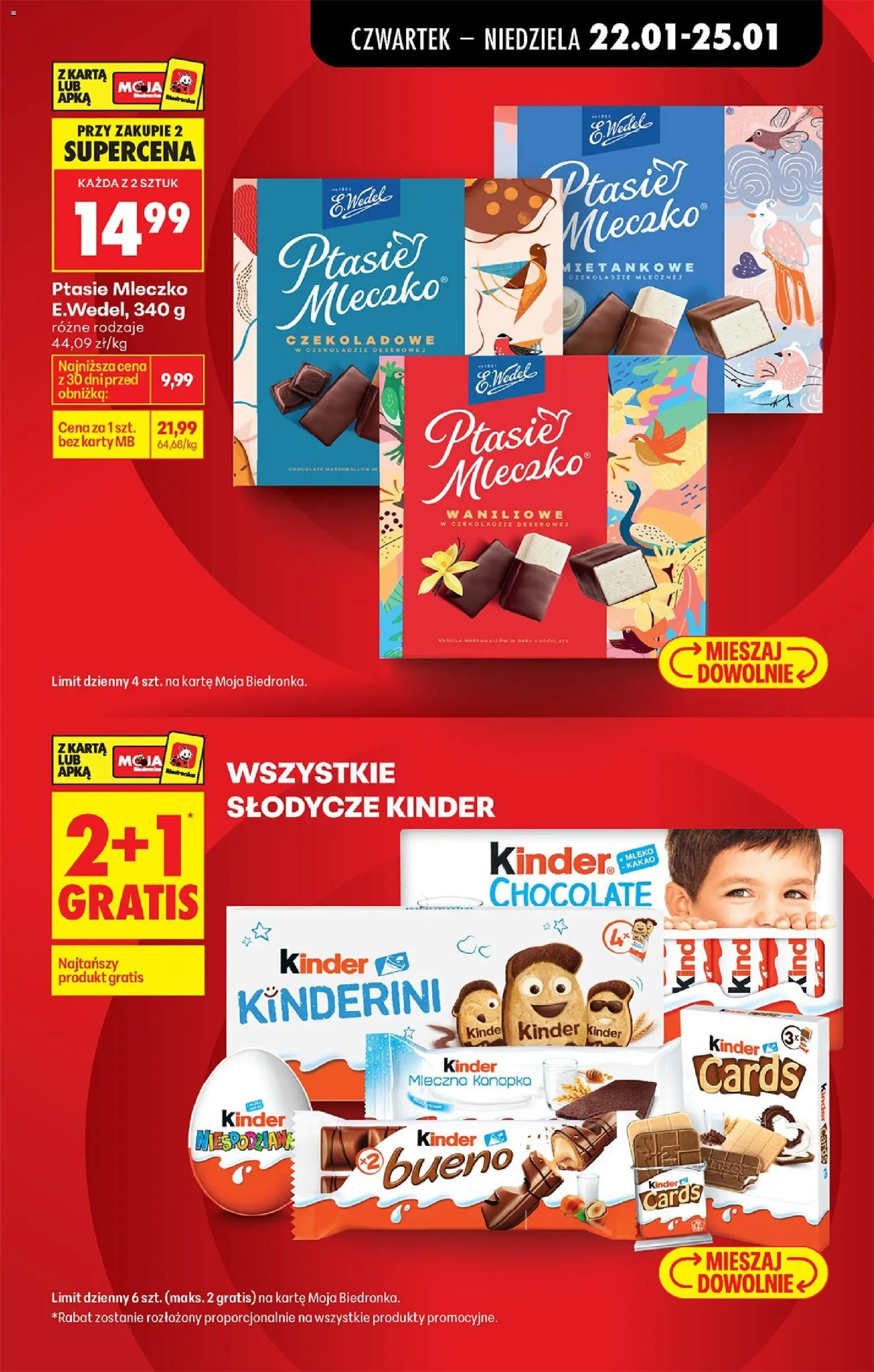 Biedronka gazetka - Oferta w tym tygodniu od 22.01.2026 | Strona: 15 | Produkty: Karta, Piwo, Heineken