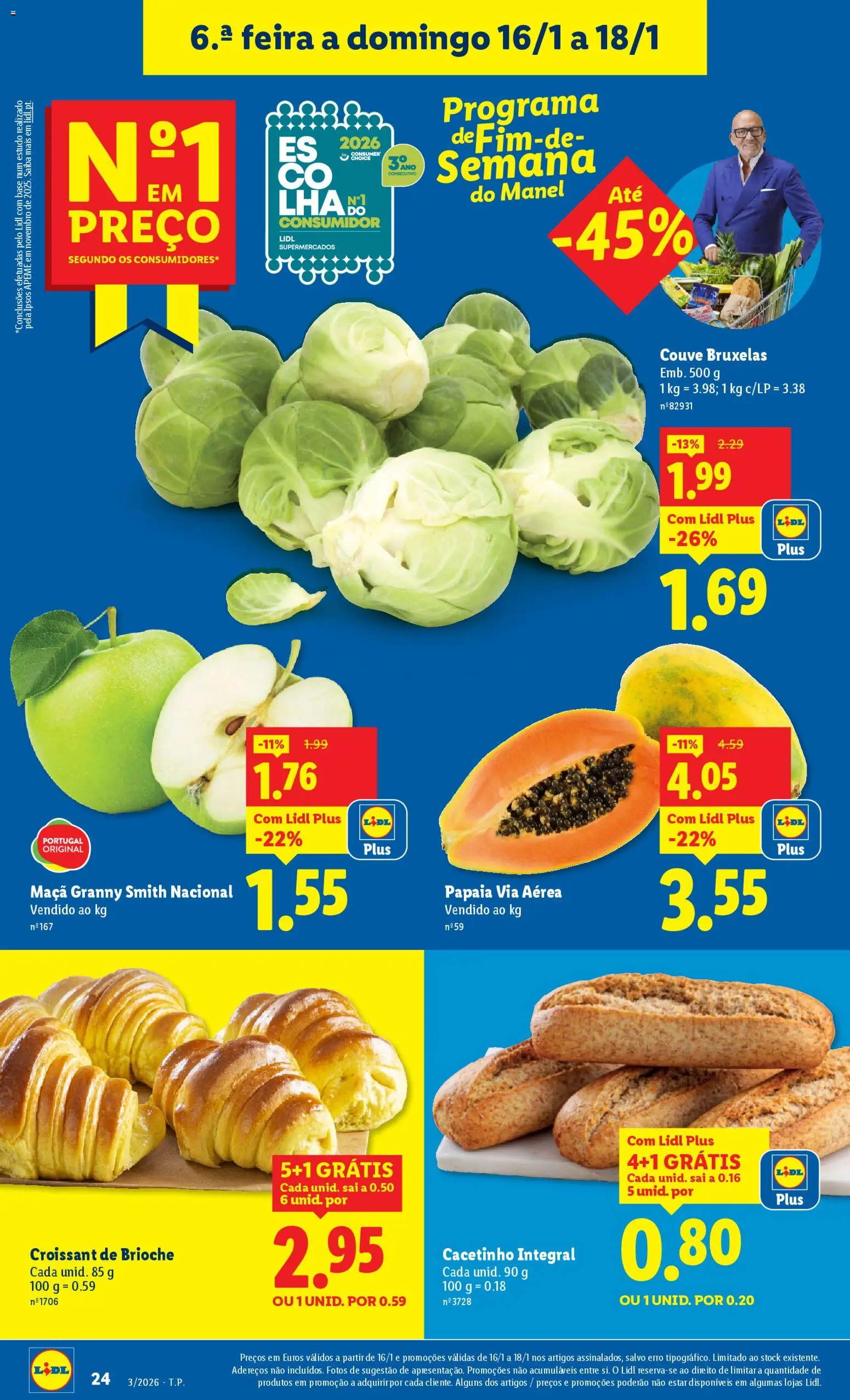 Lidl folheto │ válido de 12.01.2026 | Página: 24 | Produtos: Base, Maça, Couve