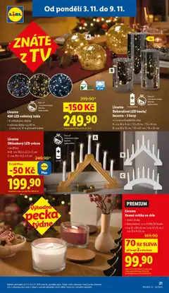 Náhled letáku Livarno 400 LED světelný řetěz, 8 světelných efektů, celková délka cca 40 m, z toho cca 10 m přívodní kabel od 03.11.2025 | Strana: 21