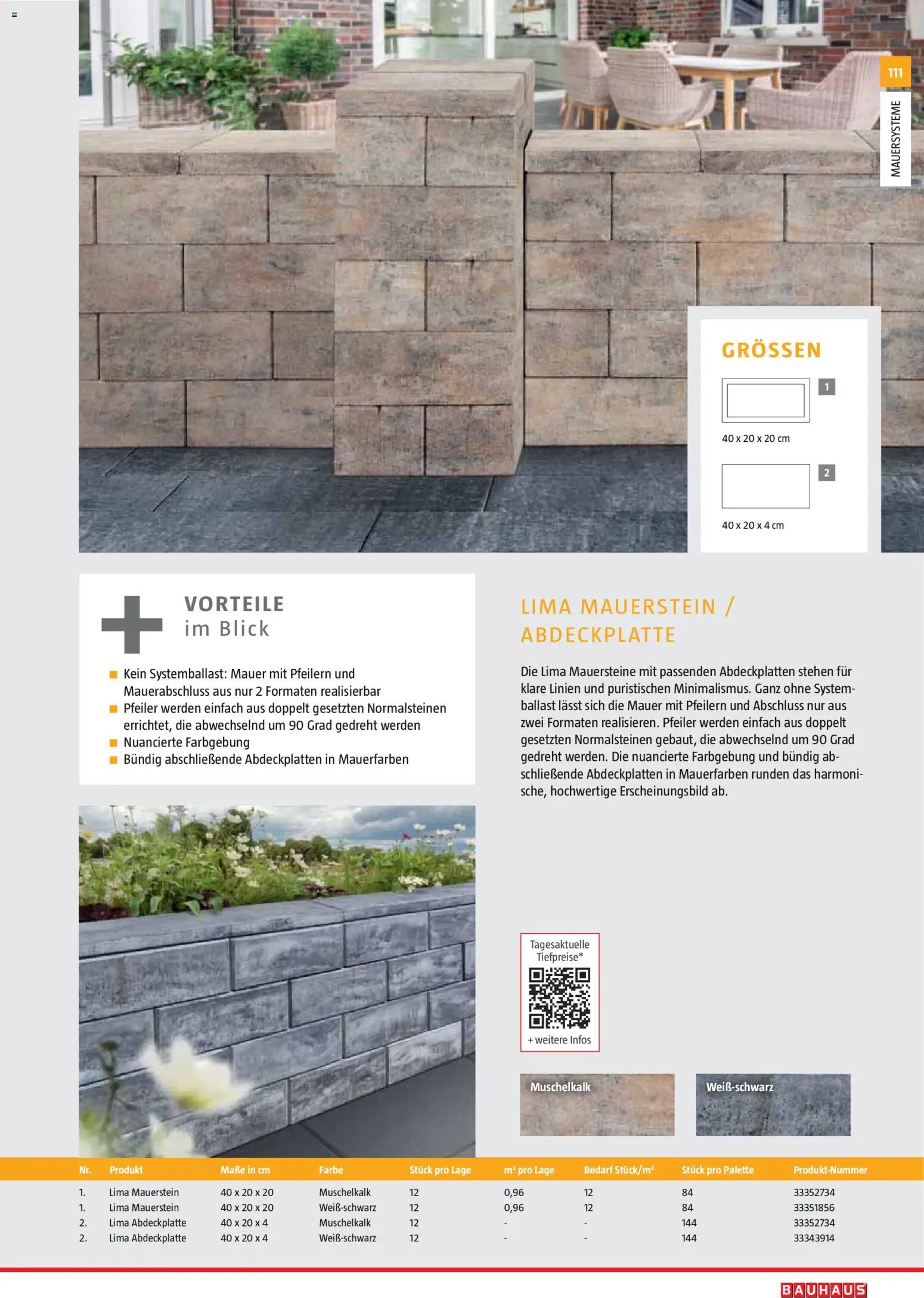 Bauhaus Gartenbaumaterialien 2026 – gültig ab 02.03.2026 | Seite: 111