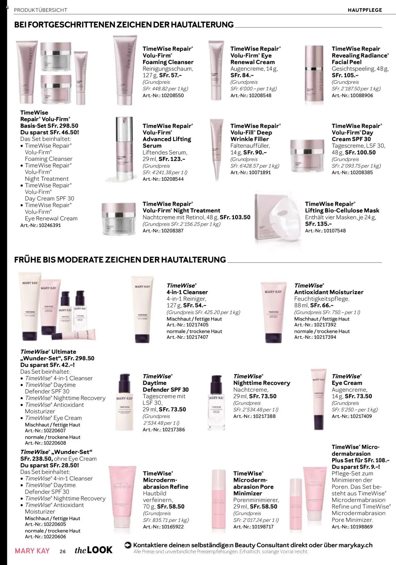 Mary Kay Aktionen – gültig ab 16.07.2025 | Seite: 26 | Produkte: Serum, Tagescreme, Nachtcreme