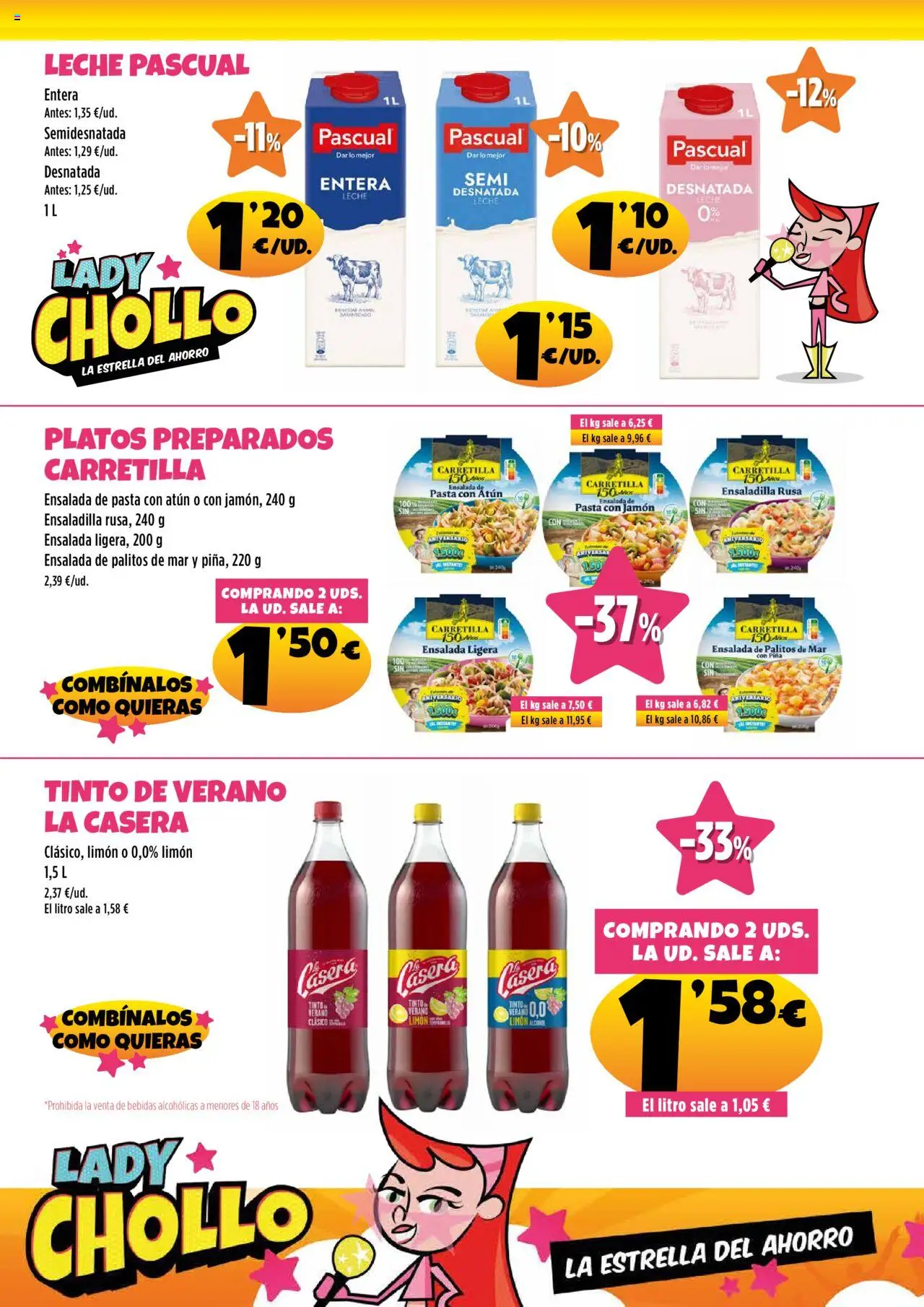 AhorraMas folleto │ válido desde el 26.06.2025 | Página: 6 | Productos: Ensaladilla, Jamón, Pasta, Ensalada