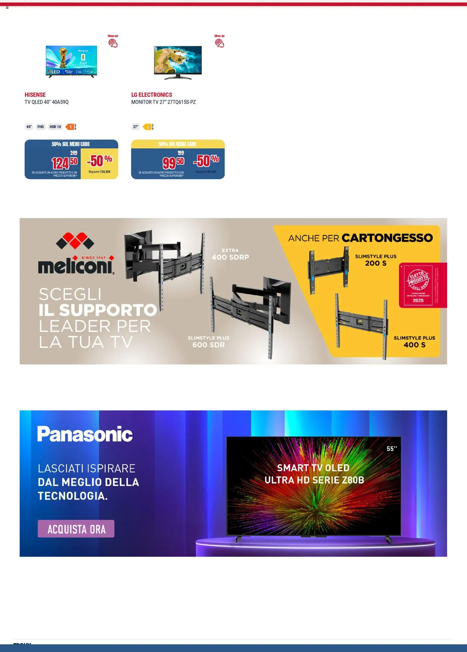 Volantino Trony del 04.12.2025 | Pagina: 17 | Prodotti: Monitor, smart TV, TV