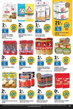 Vista previa E.Leclerc - Super Ofertas Pamplona válido desde el 04.02.2026 | Página: 17 | Productos: Arroz, Pasta, Tomate triturado