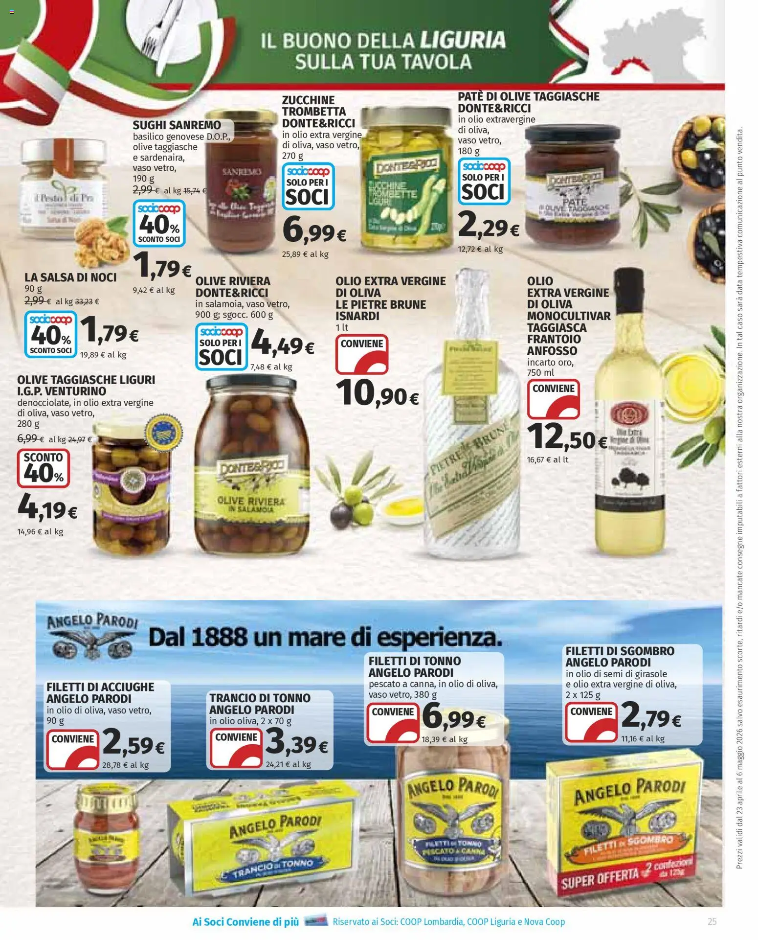 Volantino Ipercoop del 23.04.2026 | Pagina: 25 | Prodotti: Paté, Olive, Acciughe, Vaso