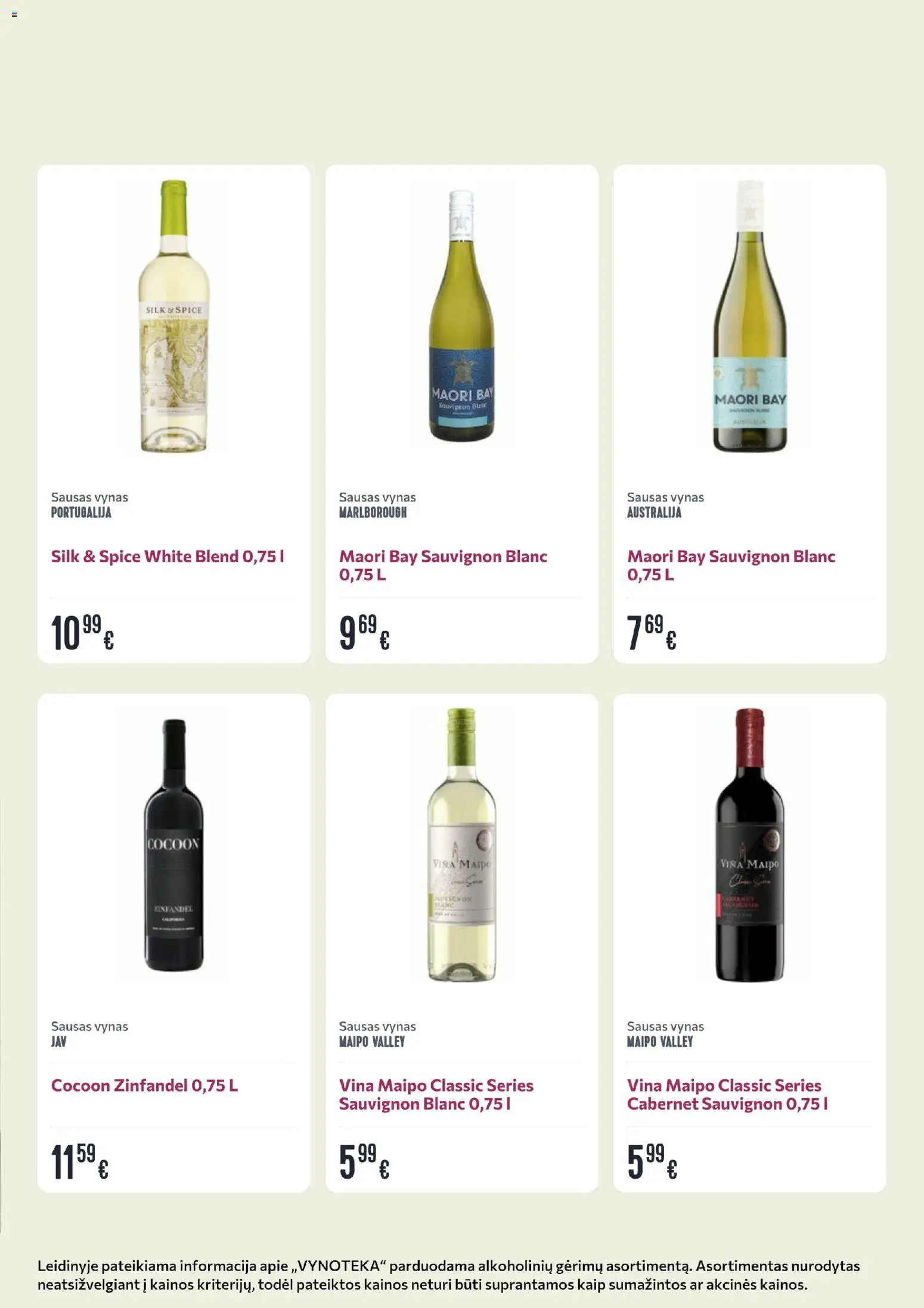 VYNOTEKA akcijos nuo 01.12.2025 | Puslapis: 22