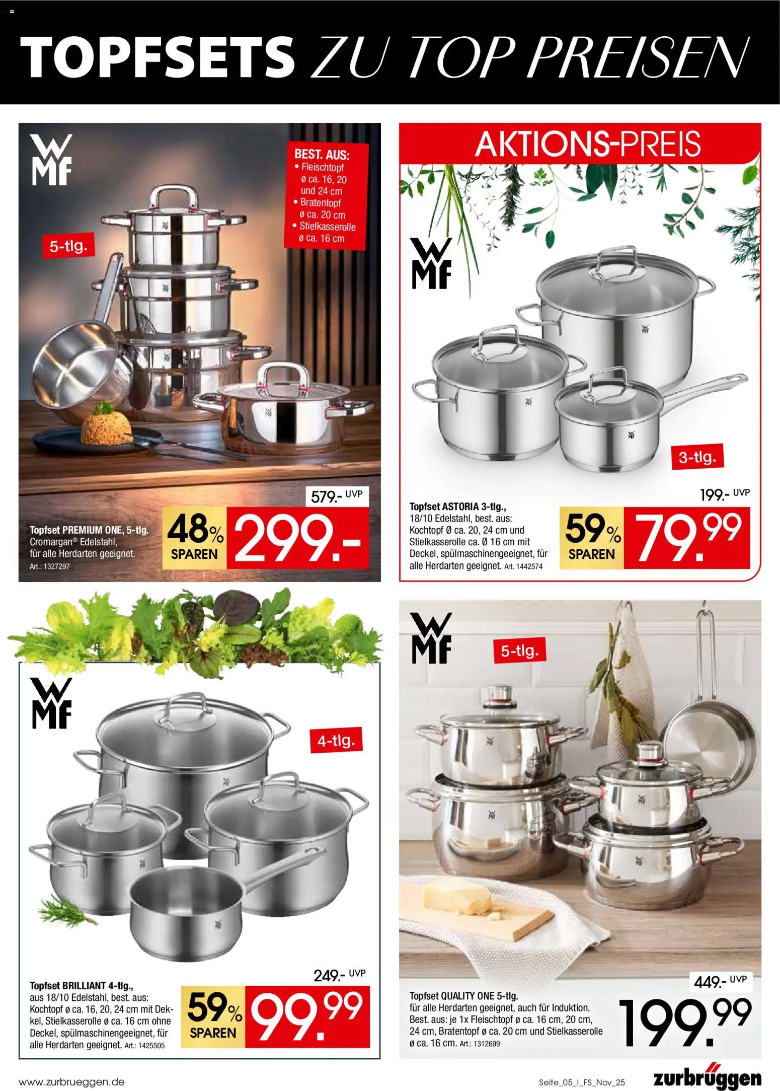 Zurbrüggen Trend-Journal Herbst – gültig ab 01.11.2025 | Seite: 5 | Produkte: Top