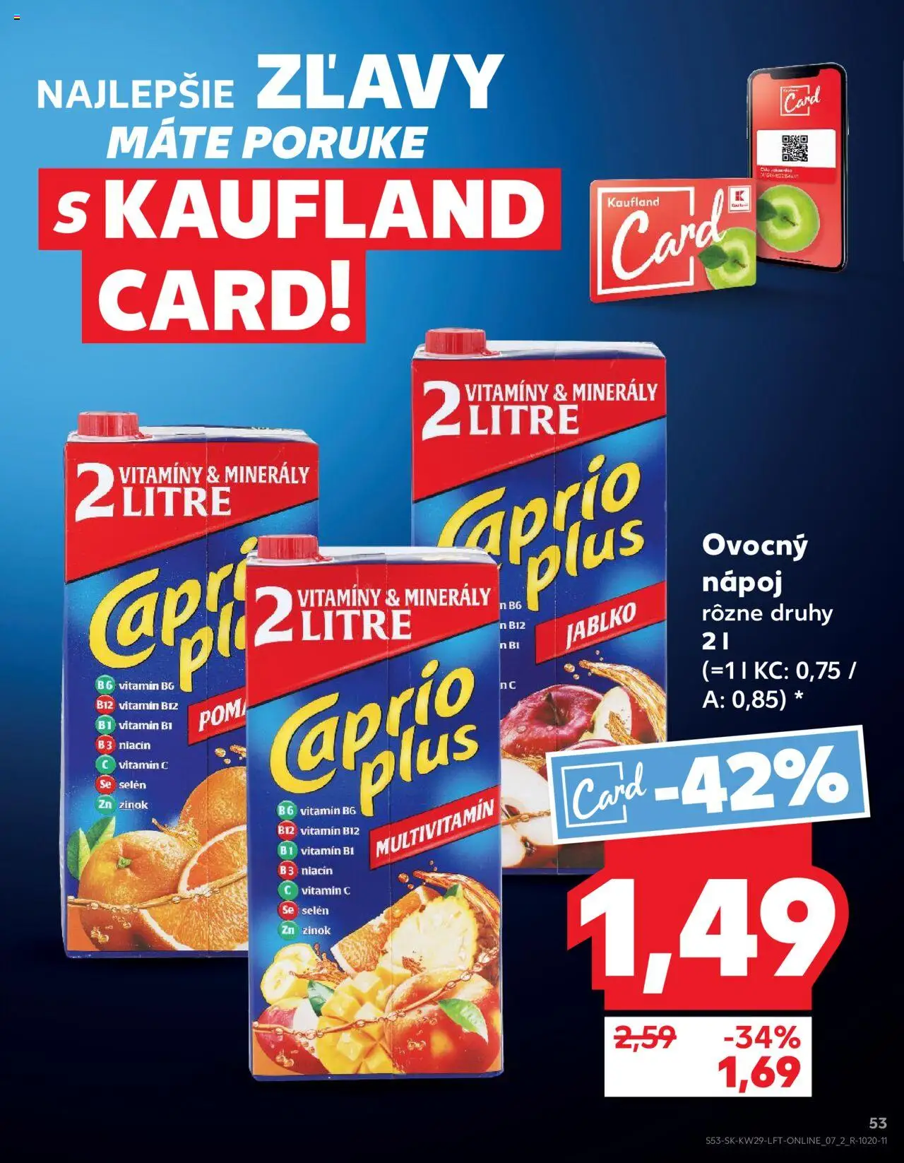 Nové Kaufland akcie – leták je platný od 17.07.2025 | Strana: 53