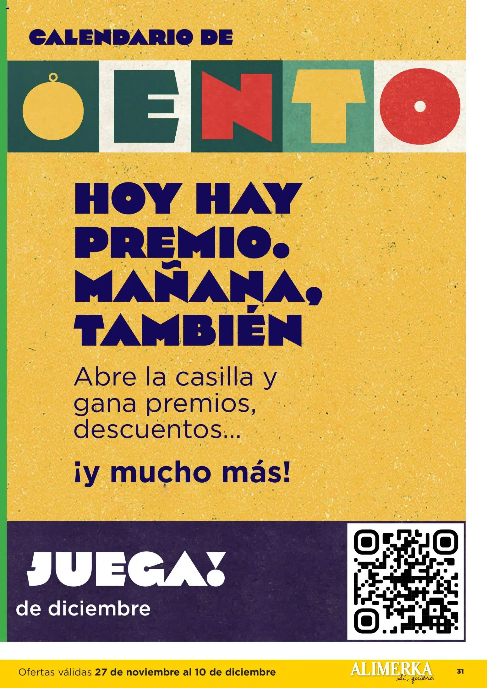Alimerka folleto Castilla y León │ válido desde el 27.11.2025 | Página: 31 | Productos: Juega