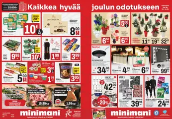 Minimani-mainoslehti voimassa 10.12.2025 alkaen
