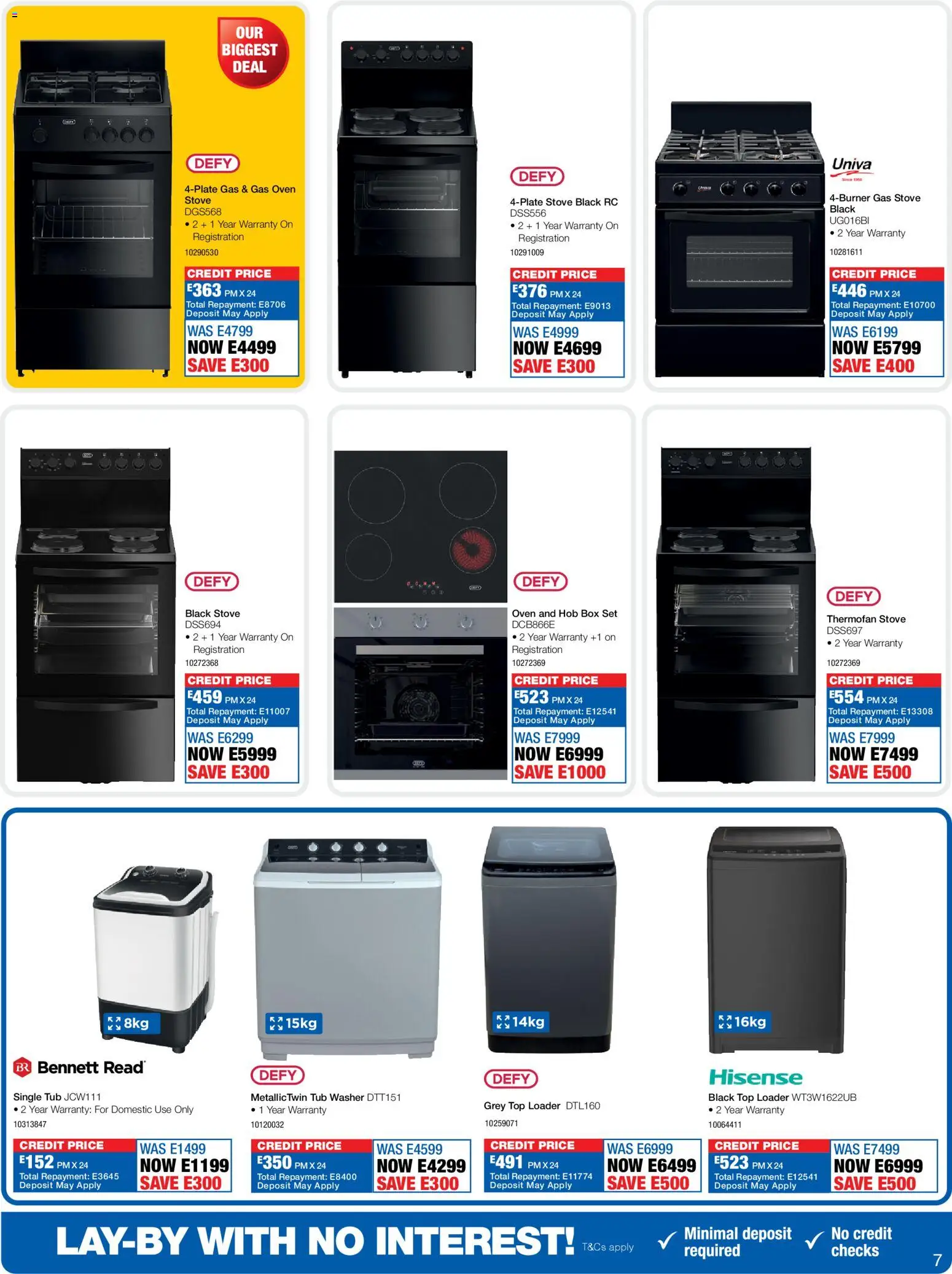 New OK Furniture catalogue – valid from 13.04.2026 | Page: 7 | Products: Oven, Hob, Stove, Box